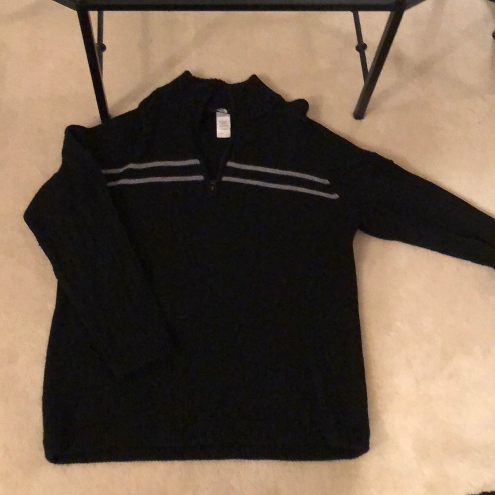 Men’s XL 100% Wool Quarter Zip Sweater